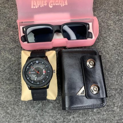 Curren Watch Combo (Black)